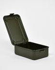 TOYO STEEL - SMALL TRUNK SHAPED BOX - T-150 - MILITARY GREEN