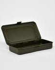 TOYO STEEL - SMALL TRUNK SHAPED BOX - T-192 - MILITARY GREEN