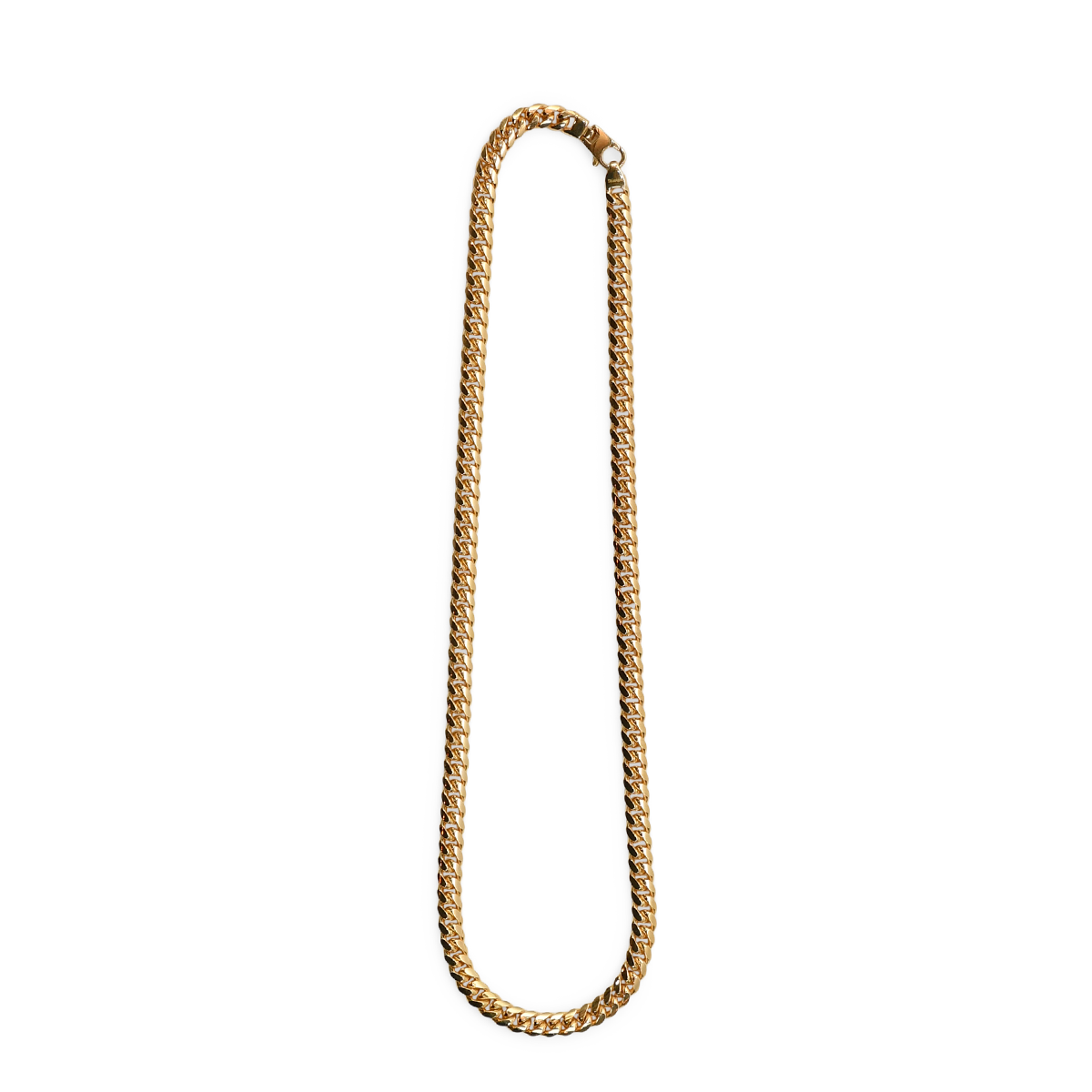 MIANSAI - 6.5MM CUBAN CHAIN - GOLD - 21IN