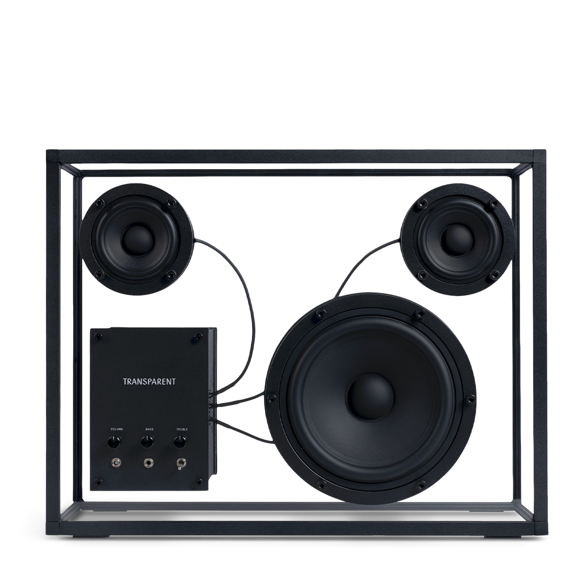 TRANSPARENT - SPEAKER - BLACK
