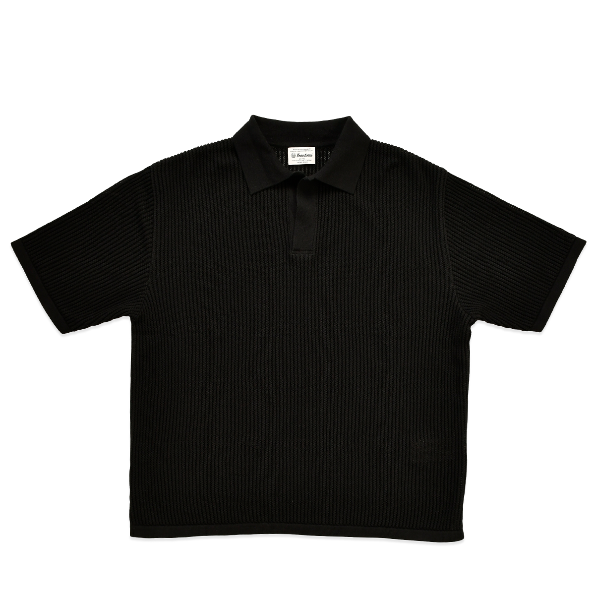 YONETOMI - KNIT PULLOVER - BLACK