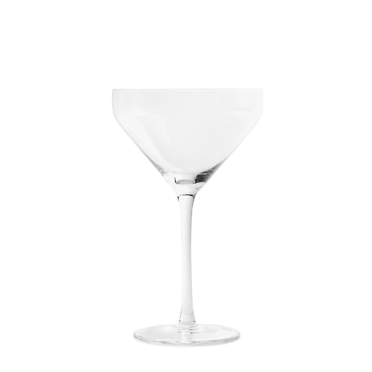 Viski Angled Martini Glasses, Preium Crystal Cocktail Coupe