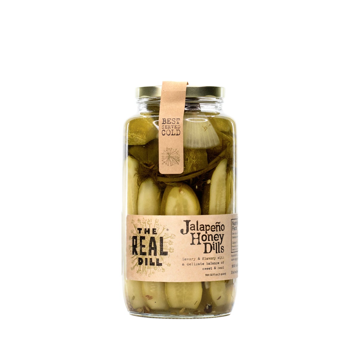 THE REAL DILL JALAPENO HONEY PICKLES