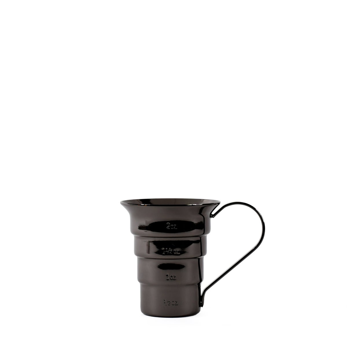 COCKTAIL KINGDOM - STEPPED JIGGER - GUNMETAL BLACK