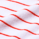 POCKET TEE PILE STRIPE - WHITE