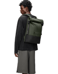 RAINS - TRAIL ROLLTOP BACKPACK W3 - GREEN