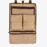 AUSTIN HANGING DOPP - BROMPTON BROWN