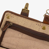 AUSTIN HANGING DOPP - BROMPTON BROWN