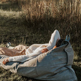 HIKED UP BEAN BAG - KHAKI - UN FILLED