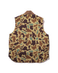 BEAMS+ - PUFF VEST REVERSIBLE ANIMAL PRINT - KHAKI