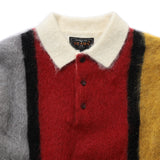 KNIT POLO SHAGGY - WHITE