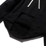 SWEAT PULLOVER HOODIE - BLACK