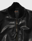 BEAMS+ - MIL FLIGHT JACKET LEATHER - BLACK