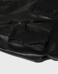 BEAMS+ - MIL FLIGHT JACKET LEATHER - BLACK