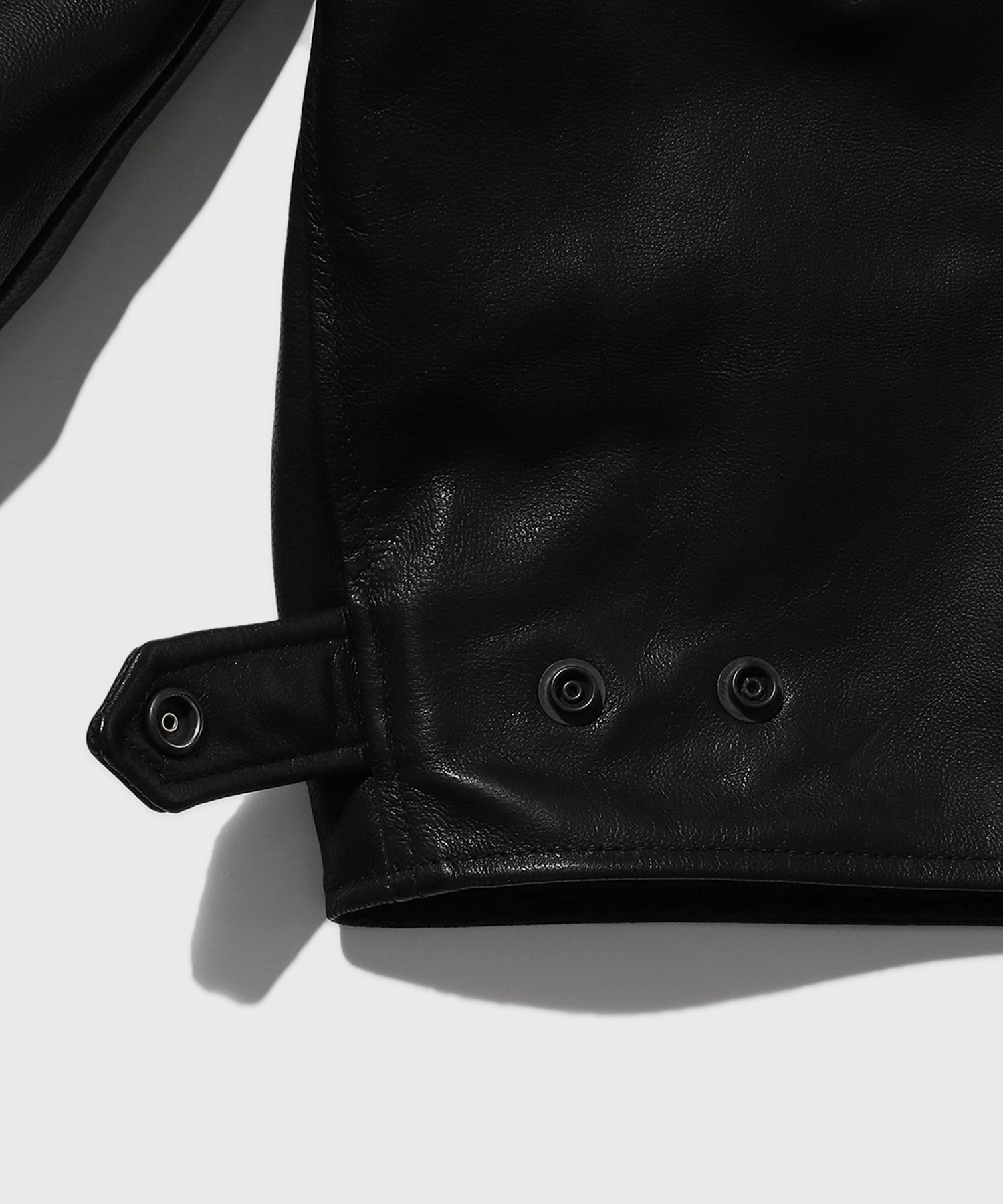 BEAMS+ - MIL FLIGHT JACKET LEATHER - BLACK