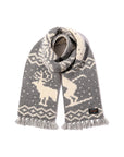 BEAMS+ - MUFFLER JACQUARD NORDIC - GREY