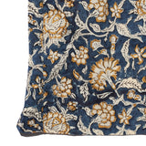 OPEN COLLAR BLOCK PRINT - BLUE