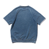 SWEAT SHORT SLEEVE CUT OFF - INDIGO