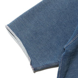 SWEAT SHORT SLEEVE CUT OFF - INDIGO