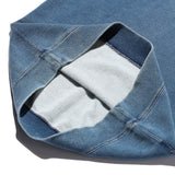 SWEAT SHORT SLEEVE CUT OFF - INDIGO
