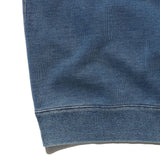 SWEAT SHORT SLEEVE CUT OFF - INDIGO