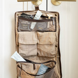 AUSTIN HANGING DOPP - BROMPTON BROWN