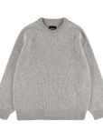 HOWLIN - SWEATER - BOXY SPACE KNIT - MED GREY