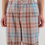 COSMIC PANTS - JAPANESE TWILL CHECK - SAND