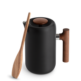 CLARA FRENCH PRESS - BLACK/WALNUT HANDLE