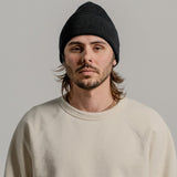 WOOL WATCH CAP - BLACK