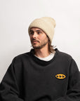 ROTOTO - COZY CHUNKY WATCH CAP - RAW BEIGE