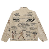 DUFFLE CHORE JACKET - FADED BEIGE