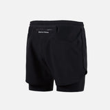 LAYERED POCKET TRAIL SHORT - BLACK
