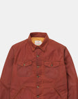 DEHEN - CRISSMAN OVERSHIRT - WAXED COTTON - BRICK