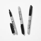 SHARPIE 3 PACK - BLACK