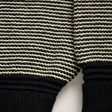 SIGNAL SWEATER - INK/SEASHELL - FINE STRIPE - CREF2115