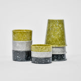 MARBLE PEN CUP - MUSTARD