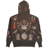 FOLK HOODIE - OLIVE BROWN