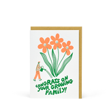 GREETING CARD - GROWING FAMILY