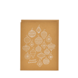 GREETING CARD - HOLIDAY ORNAMENTS