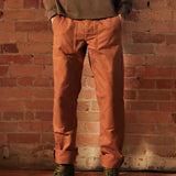 HENCYE WASHED CANVAS WORKPANT - BROWN