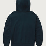 ZIP HOODIE - INTO THE DISTANCE - WASHED BLACK