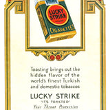 VINTAGE POSTER - ART DECO LUCKY STRIKE