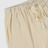 MAGIC SHORTS - SEERSUCKER STRIPES - BUTTER IN THE SUN