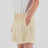 MAGIC SHORTS - SEERSUCKER STRIPES - BUTTER IN THE SUN