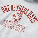 HOODIE - MUSTANG ATHLETICS - HEATHER GREY