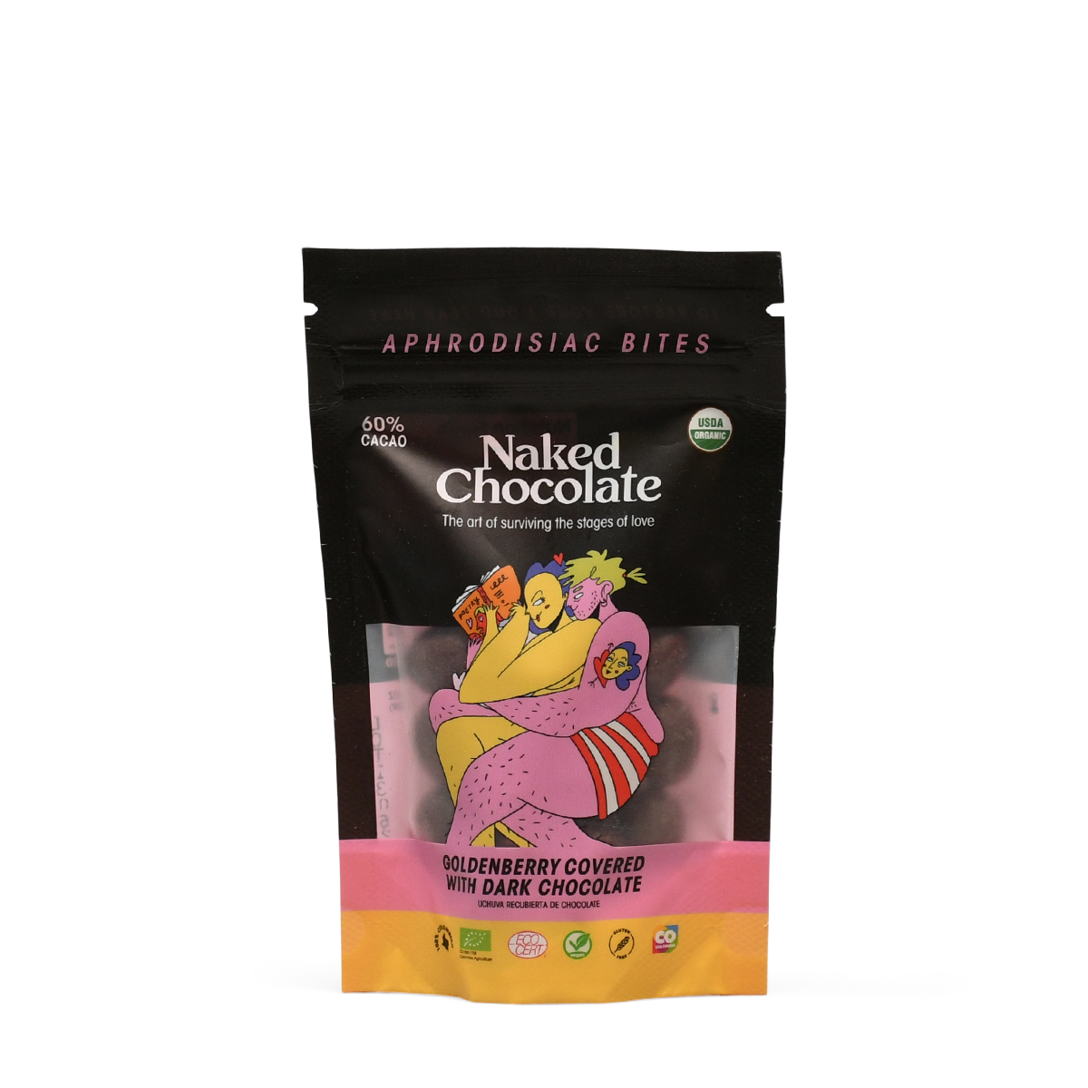 NAKED CHOCOLATE - CRAVING BITES - DARK CHOCOLATE GOLDENBERRY