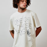 TEE - BARBED - BONE WHITE