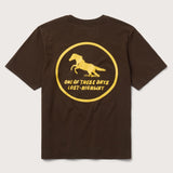 TEE - PAINTED HORSE - DARK BROWN