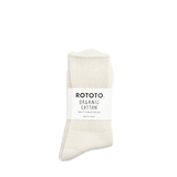 ORGANIC COTTON DAILY RIBBED CREW 3 PACK - IVORY